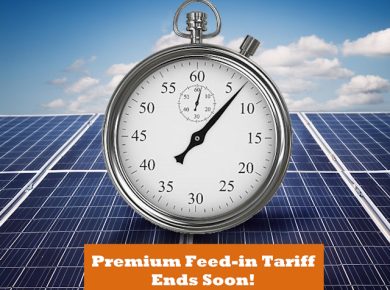 Premium Feed-in Tariff ending