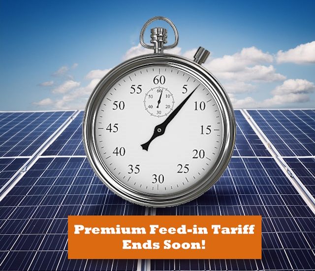 Premium Feed-in Tariff ending